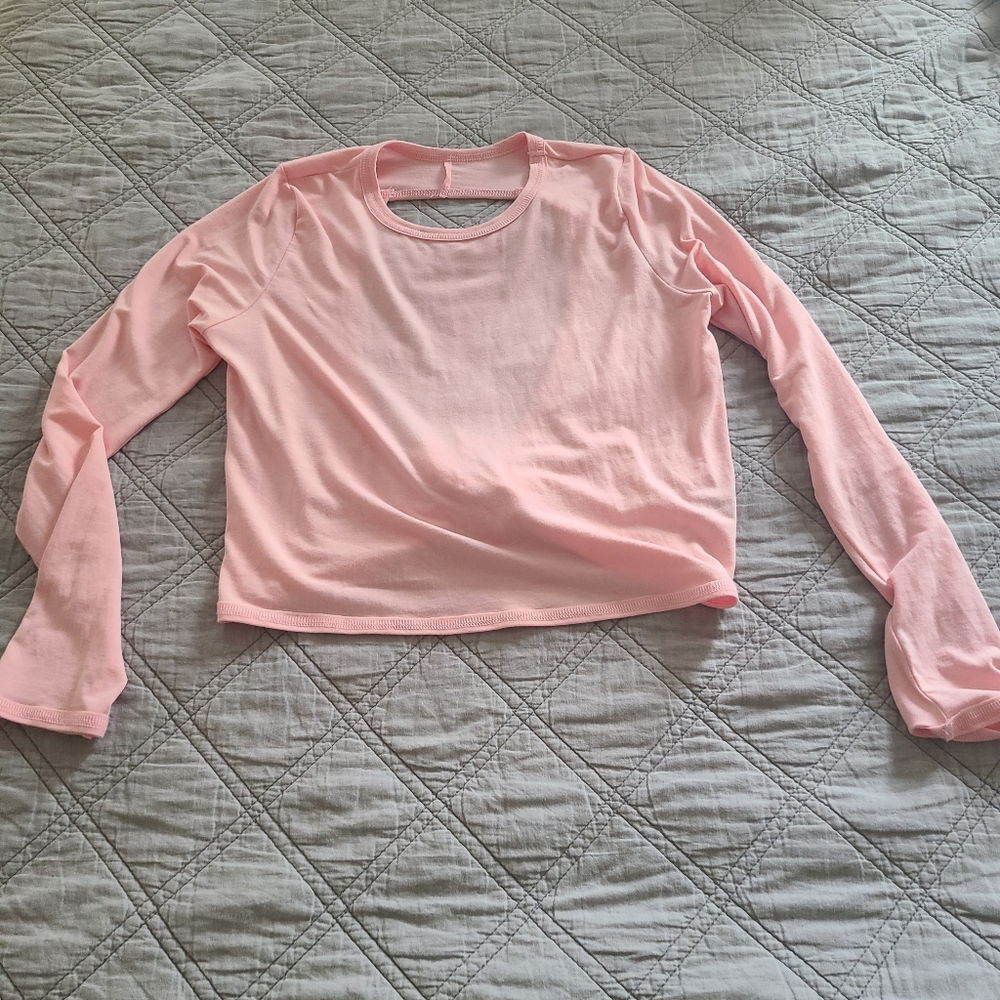 Onzie tie back long sleeve top
